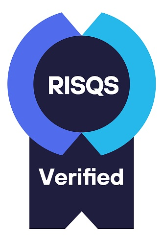 Badge showing RISQS text within a circular design and the word Verified below.